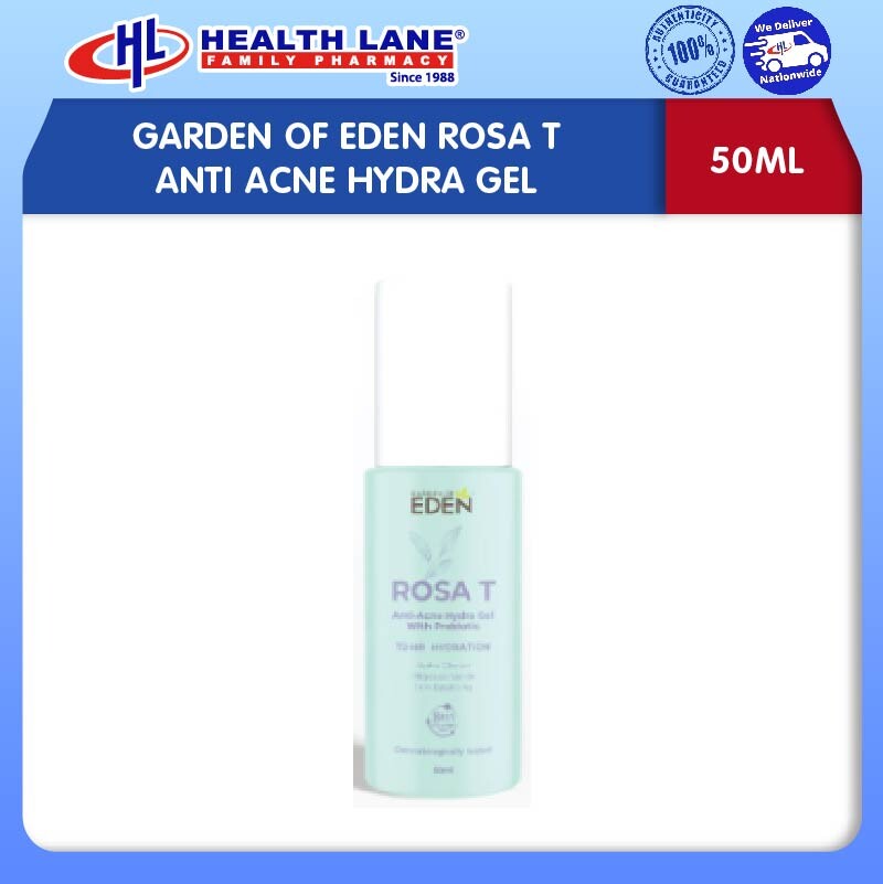 GARDEN OF EDEN ROSA T ANTI JERAWAT HYDRA GEL (50ML)